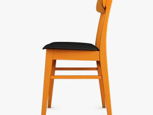 danish modern dining chairs 3D Model