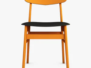 danish modern dining chairs 3D Model