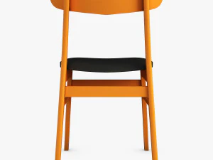 danish modern dining chairs 3D Model