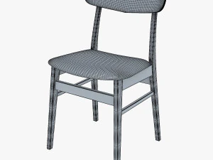 danish modern dining chairs 3D Model