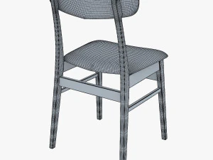 danish modern dining chairs 3D Model