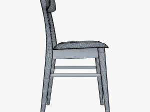 danish modern dining chairs 3D Model
