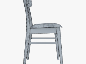 danish modern dining chairs Modelo 3D