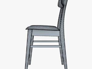 danish modern dining chairs 3D Model