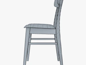 danish modern dining chairs 3D Model