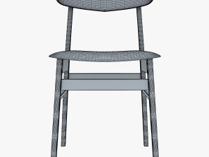 danish modern dining chairs Modelo 3D