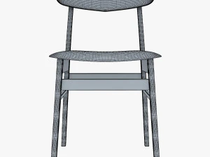 danish modern dining chairs 3D Model