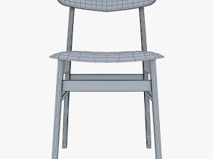 danish modern dining chairs Modelo 3D