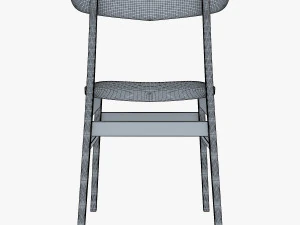 danish modern dining chairs 3D Model