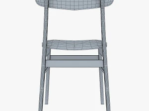 danish modern dining chairs 3D Model