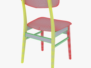 danish modern dining chairs Modelo 3D