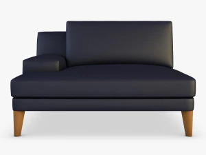 roche bobois playlist large 3 seat chaise 3D Model