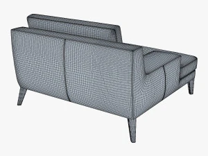 roche bobois playlist large 3 seat chaise 3D Model