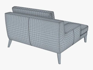 roche bobois playlist large 3 seat chaise 3D Model