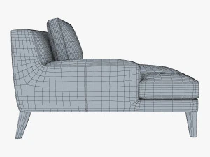 roche bobois playlist large 3 seat chaise 3D Model