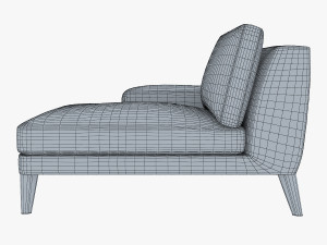 roche bobois playlist large 3 seat chaise Modelo 3D