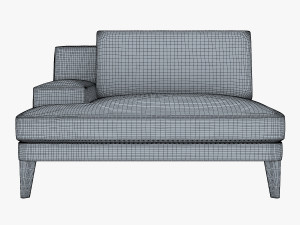 roche bobois playlist large 3 seat chaise Modelo 3D