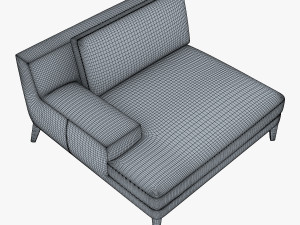 roche bobois playlist large 3 seat chaise Modelo 3D