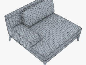 roche bobois playlist large 3 seat chaise Modelo 3D