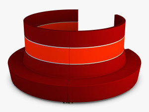 round chair Model 3D