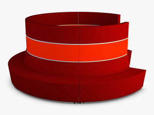 round chair Model 3D