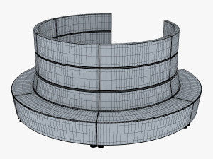 round chair Model 3D