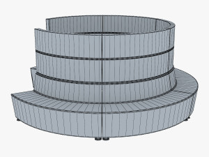 round chair Model 3D