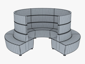round chair Model 3D