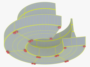 round chair Model 3D