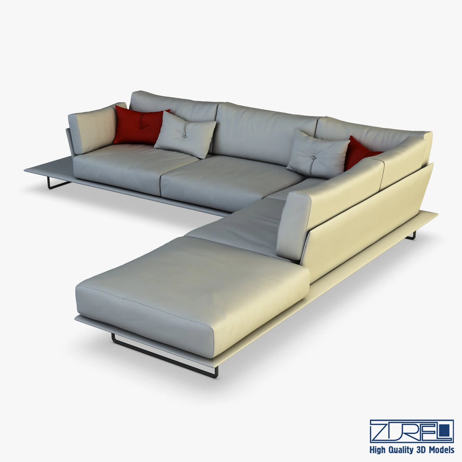 vessel sofa v 1 3D Model .c4d .max .obj .3ds .fbx .stl .blend 