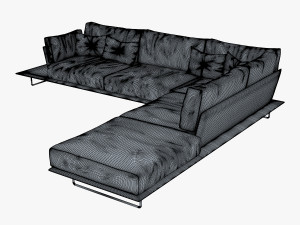 vessel sofa v 1 3D Model