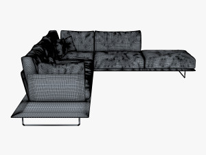 vessel sofa v 1 3D Model