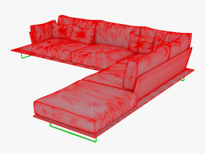 vessel sofa v 1 3D Model