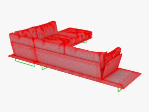 vessel sofa v 1 3D Model