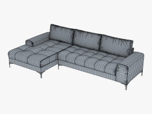 monaco sofa Modello 3D