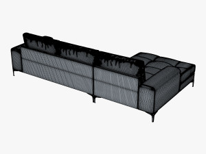 monaco sofa Modello 3D