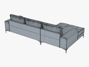 monaco sofa Modello 3D