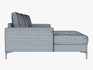 monaco sofa Modello 3D