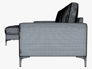monaco sofa 3D Model