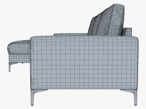 monaco sofa Modello 3D