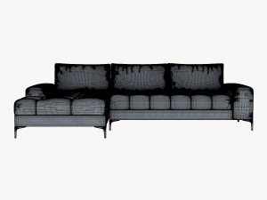 monaco sofa 3D Model