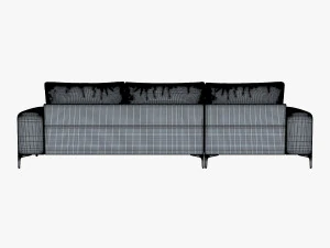 monaco sofa 3D Model