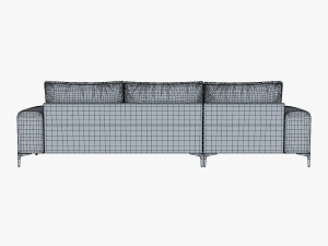 monaco sofa Modello 3D