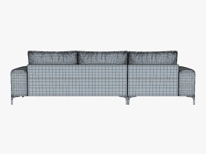 monaco sofa 3D Model
