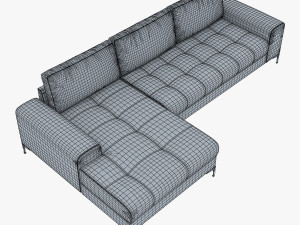 monaco sofa Modello 3D