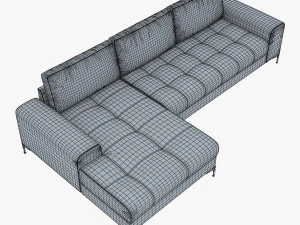 monaco sofa 3D Model