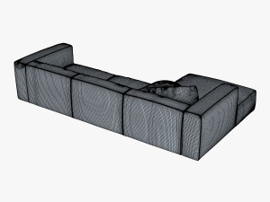 rossi sofa 3D Model