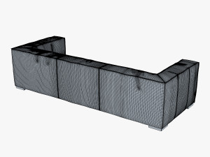 belluchi sofa Modello 3D