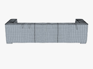 belluchi sofa Modello 3D
