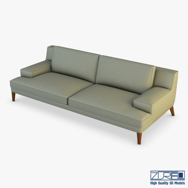 roche bobois playlist large 3 seat sofa 3D 模型 .c4d .max .obj .3ds .fbx .stl .blend